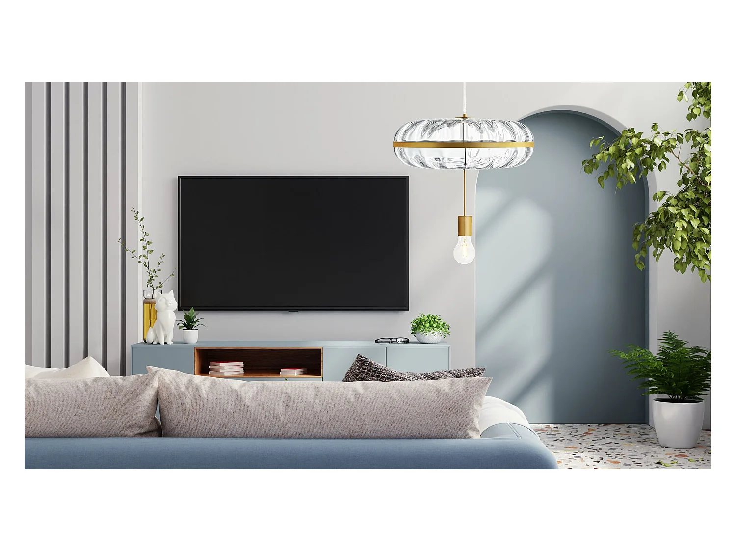 Hängelampe Toolight App1102-C Gold