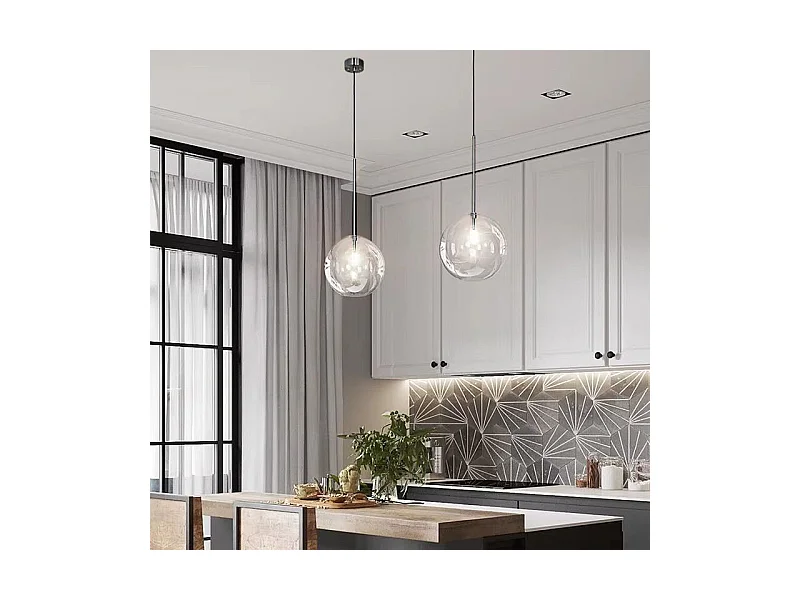 Hanglamp Toolight App1685-1Cp 20Cm Black Chrome