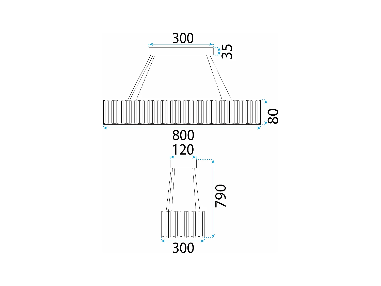 Lampe Suspendue Toolight Led App1547-Cp Chrome