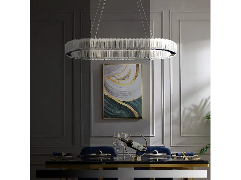 Toolight LED APP1547-CP hængelampe krom 80X29X75CM