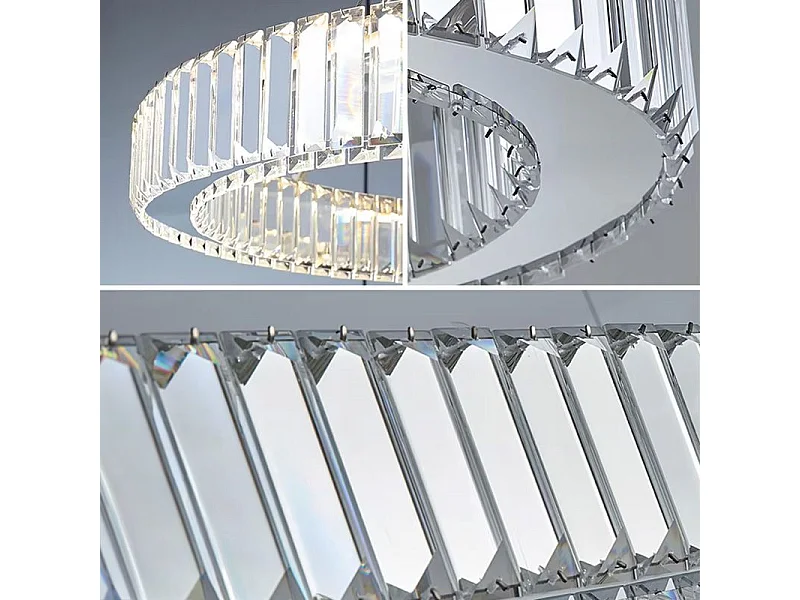 Toolight LED APP1547-CP hængelampe krom 80X29X75CM