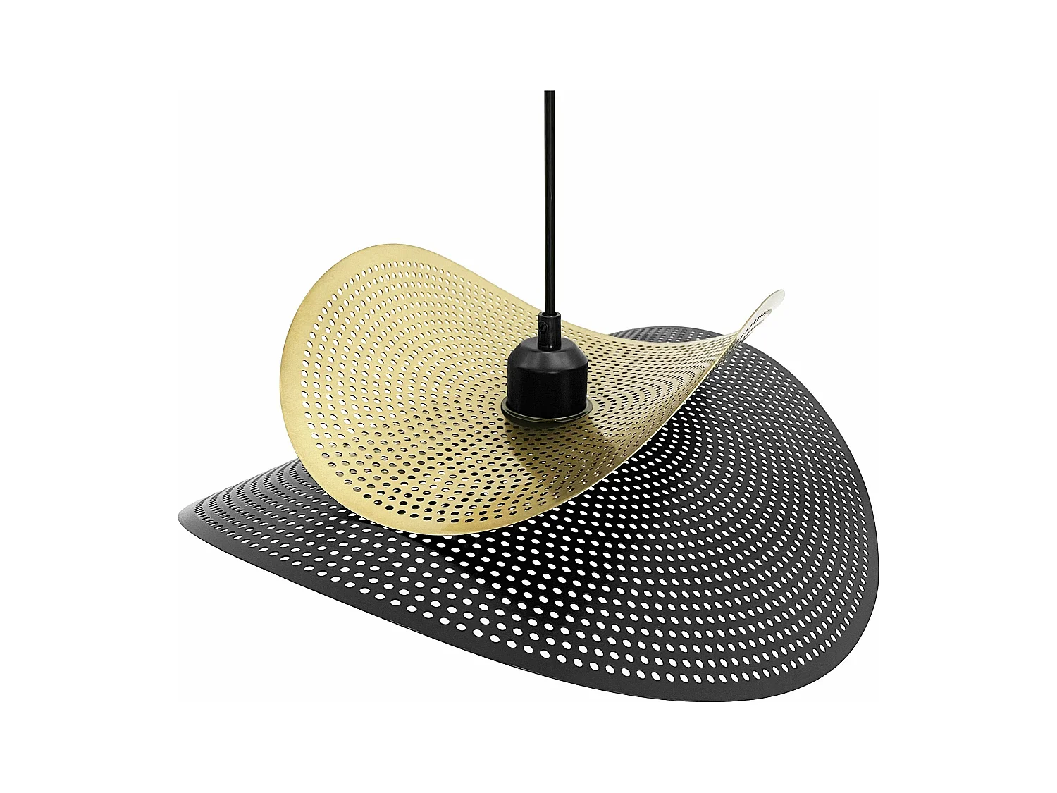 Lampe Suspendue Toolight App1471-1Cp Black Gold