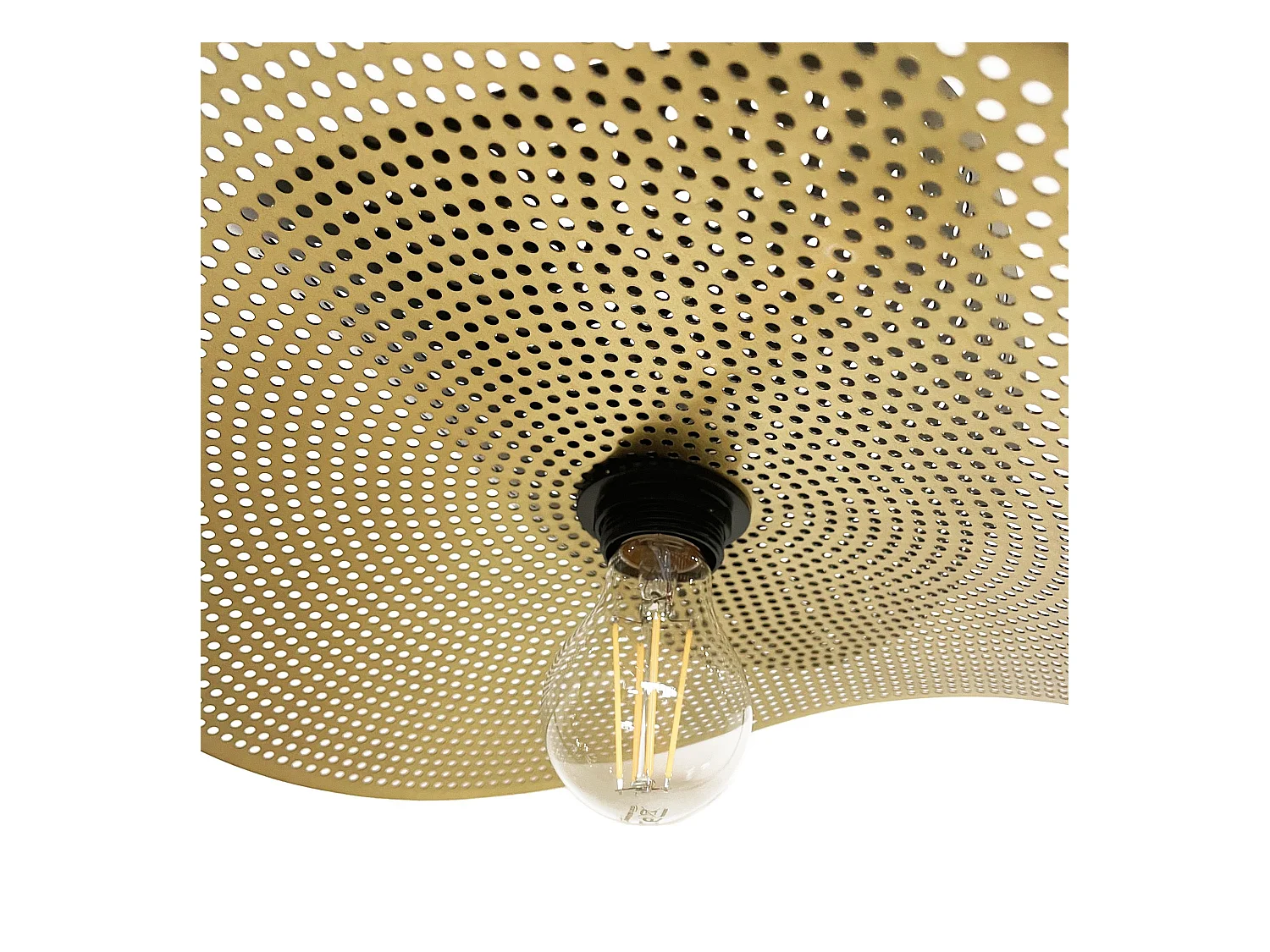 Lampe Suspendue Toolight App1471-1Cp Black Gold