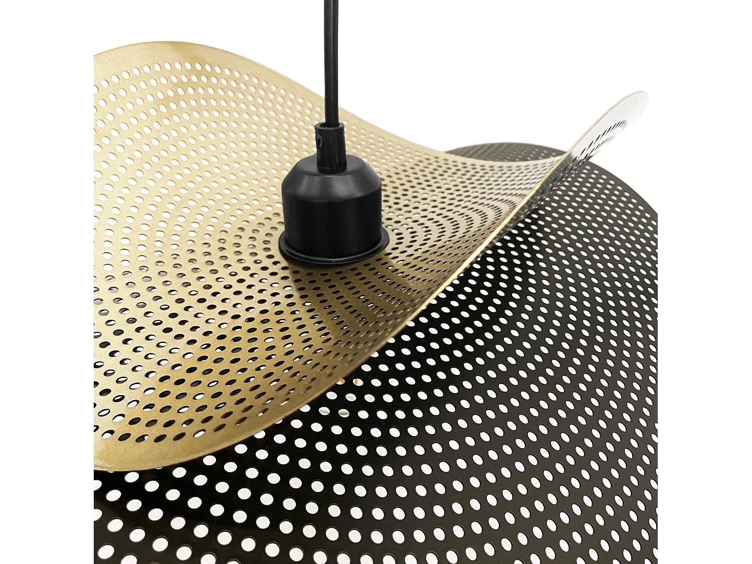 Lampe Suspendue Toolight App1471-1Cp Black Gold