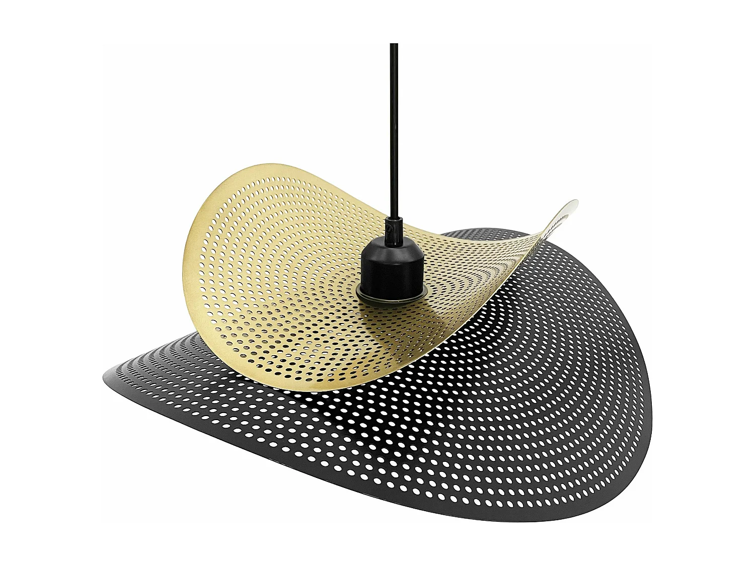 Lampe Suspendue Toolight App1471-1Cp Black Gold