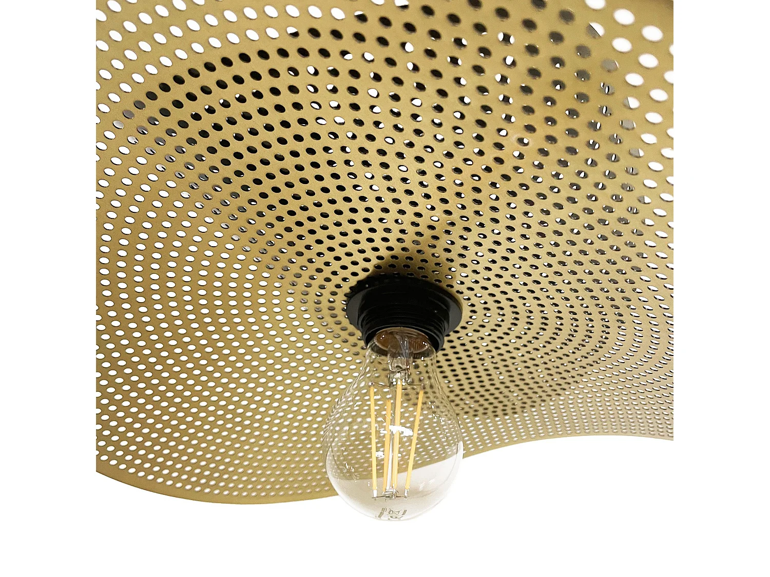 Lampe Suspendue Toolight App1471-1Cp Black Gold