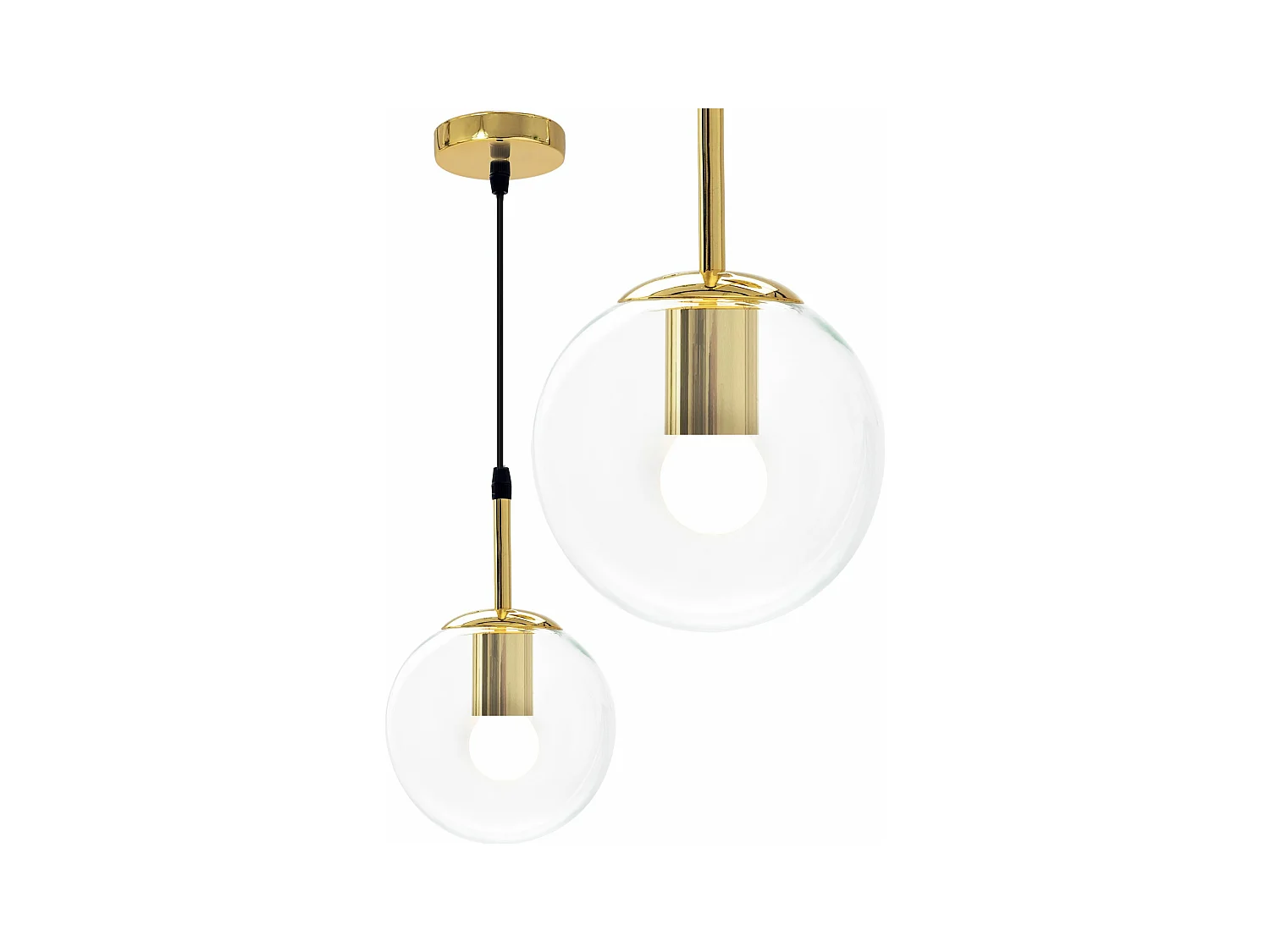 Lampe Suspendue Toolight App686-1Cp Gold