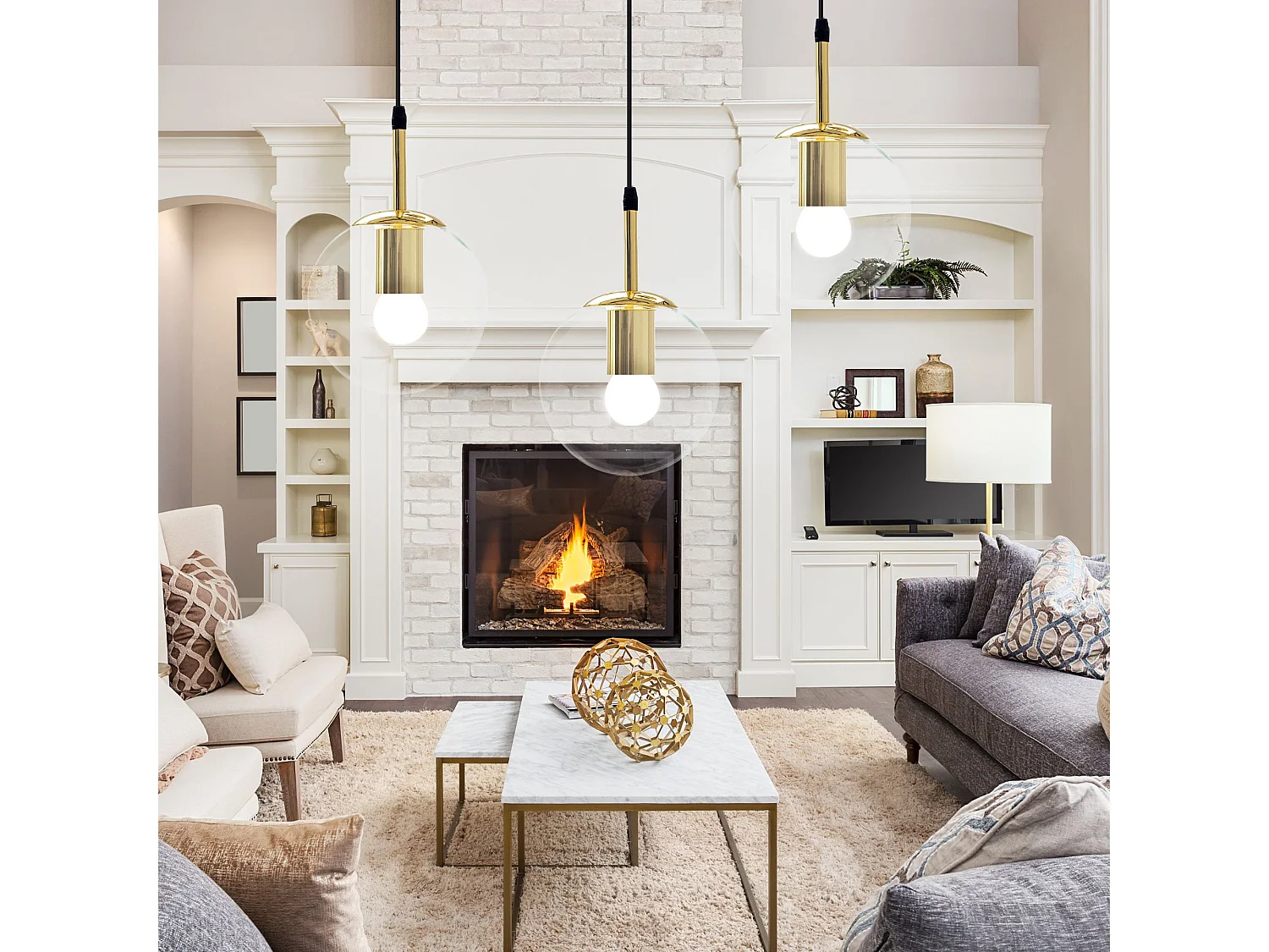 Lampada Toolight App686-1Cp Gold