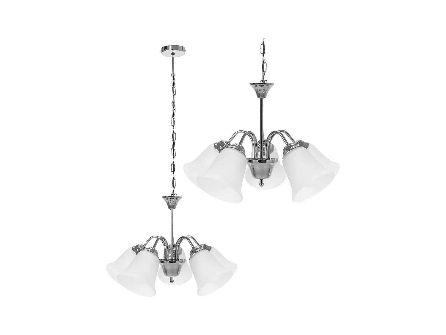 Lampe Suspendue Toolight App960-5Cp Chrome