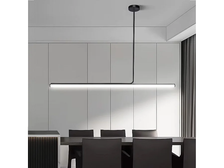 Candeeiro Suspenso Toolight Led App1659-Cp 120Cm Black