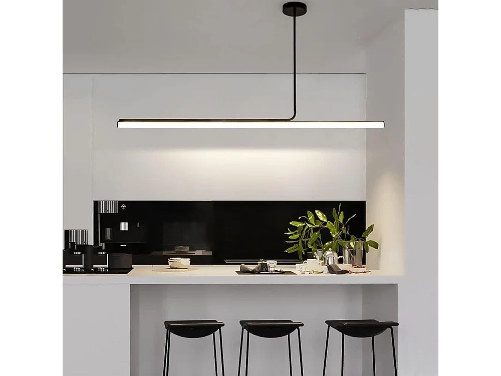 Candeeiro Suspenso Toolight Led App1659-Cp 120Cm Black