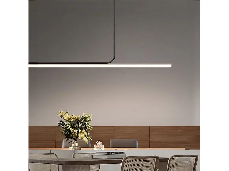 Candeeiro Suspenso Toolight Led App1659-Cp 120Cm Black