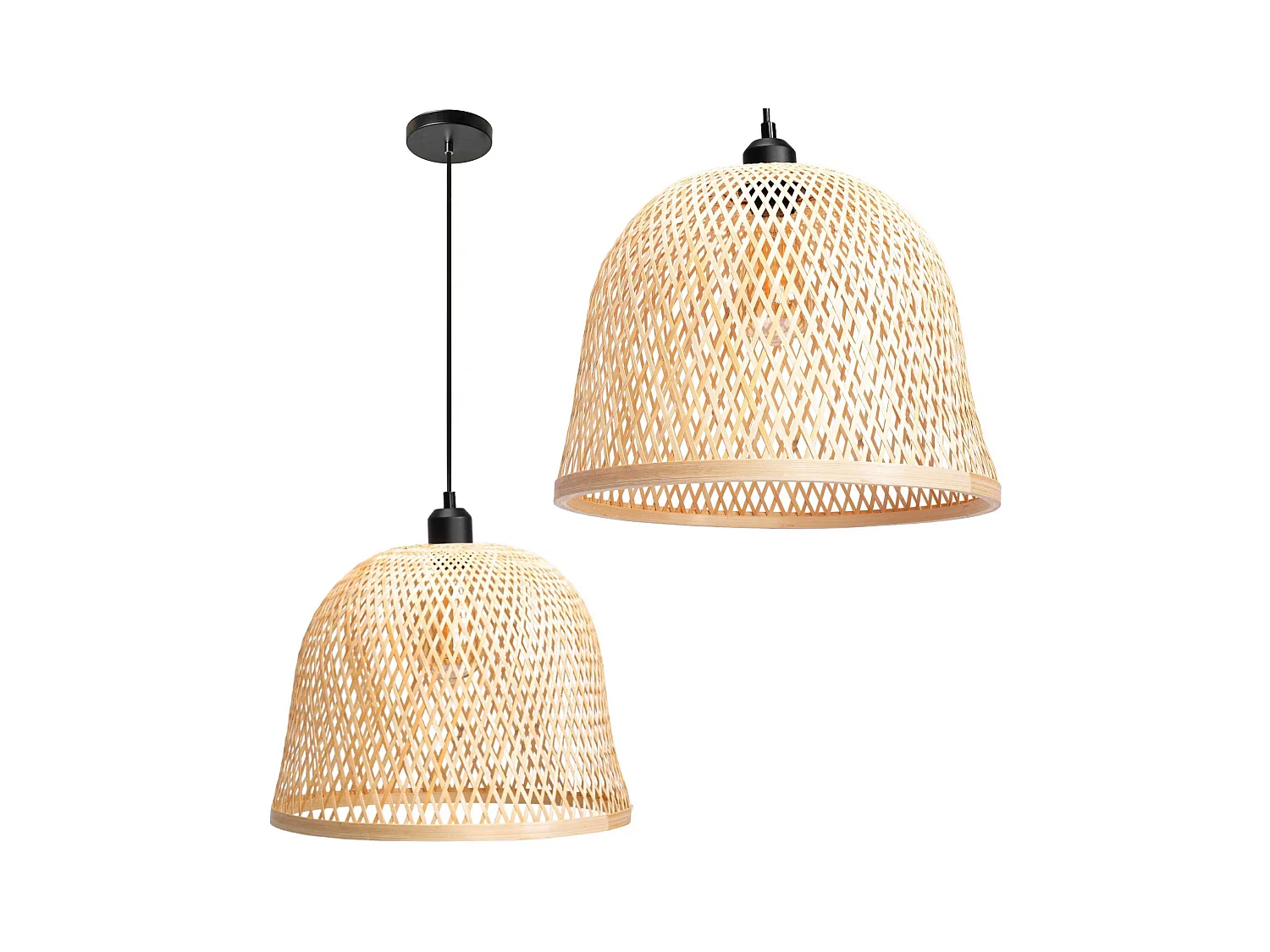 Lampe Suspendue Toolight App1336-1Cp Boho Beige