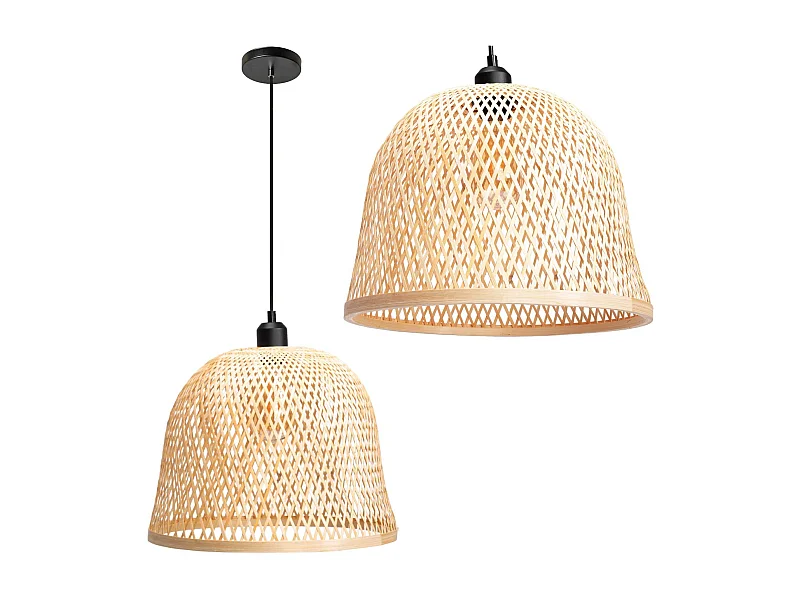 Candeeiro Suspenso Toolight App1336-1Cp Boho Beige