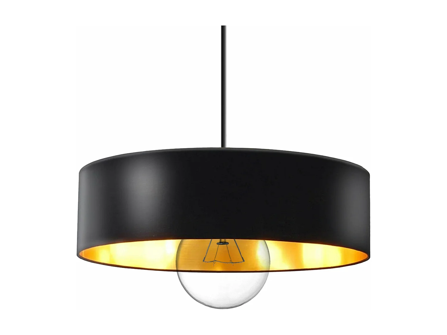 Lampe Suspendue Toolight App1333-1Cp Black