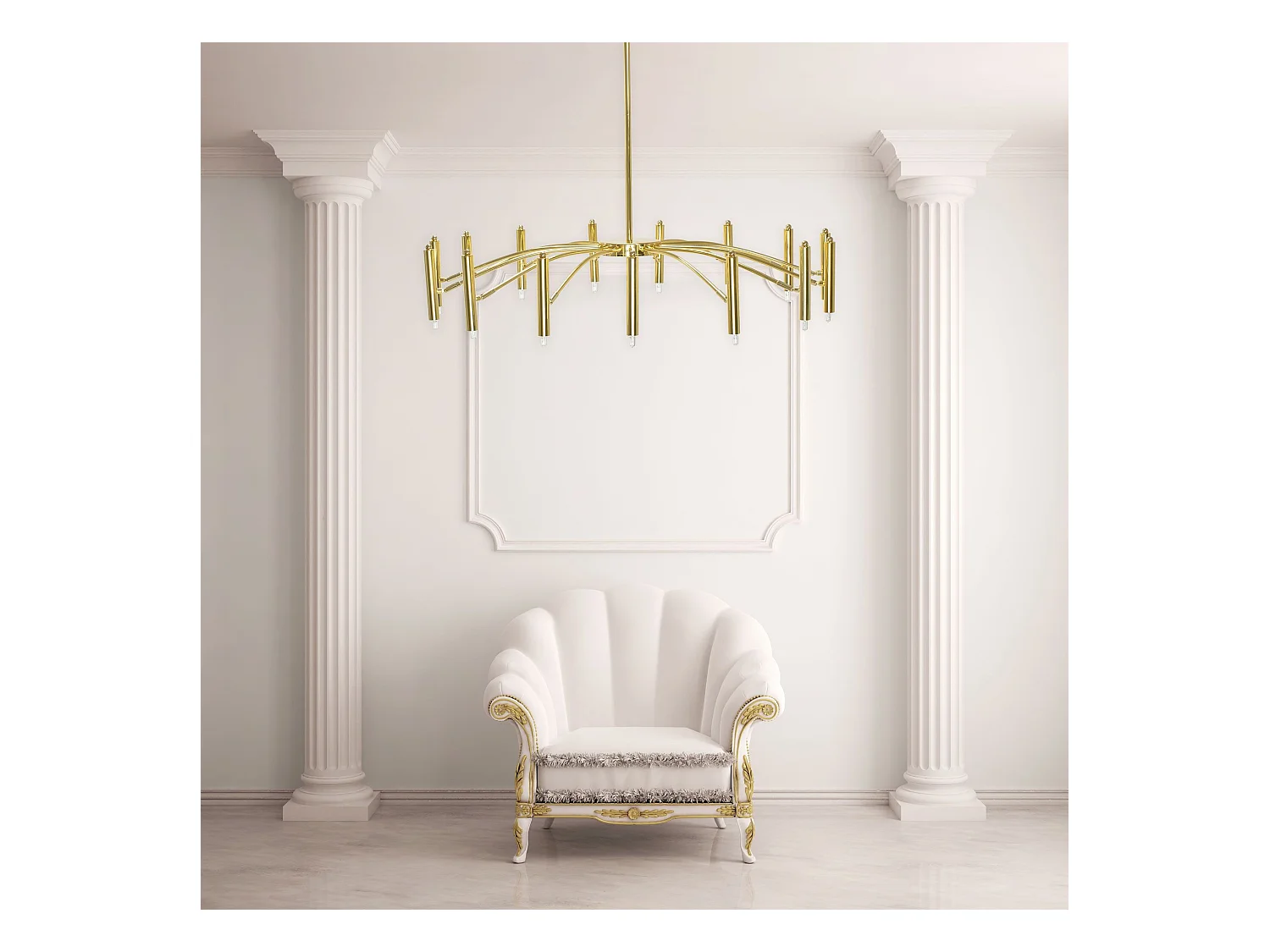 Hanglamp Toolight App1197-15Cp Gold