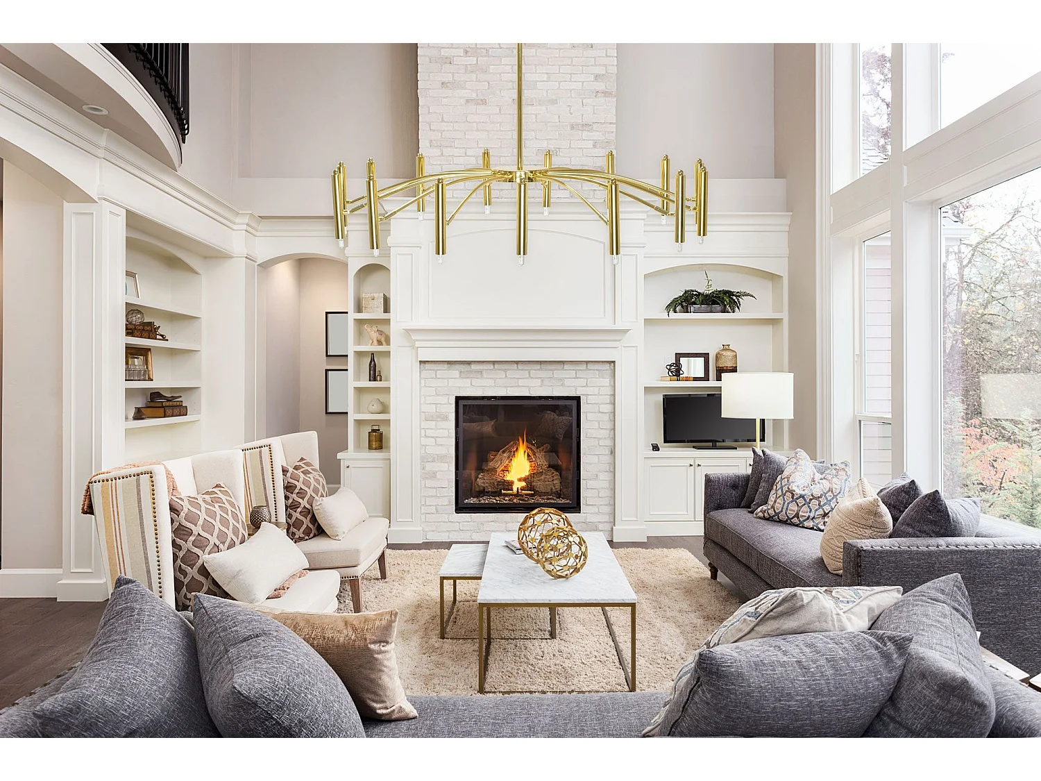 Candeeiro Suspenso Toolight App1197-15Cp Gold