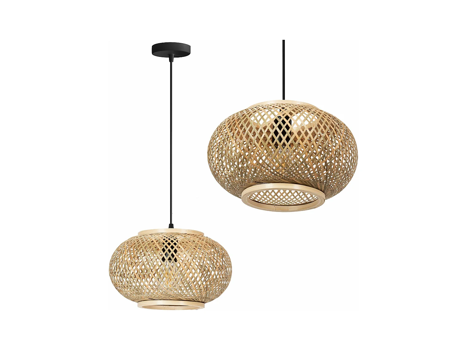 Lampe Suspendue Toolight App1247-1Cp Boho Beige