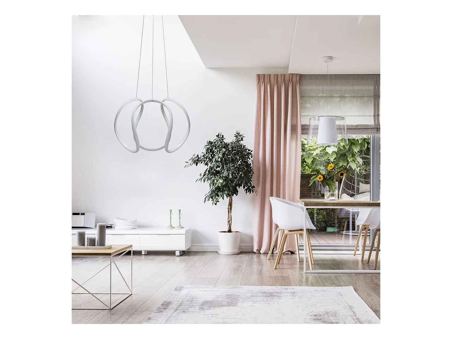 Lampe Suspendue Toolight App388-Cp White