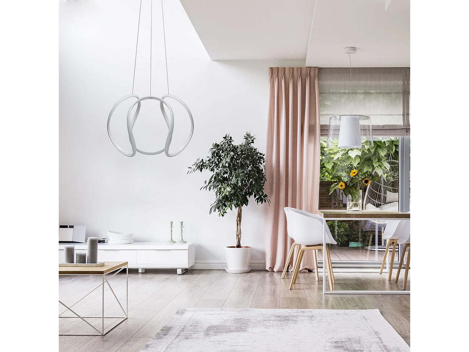 Lampe Suspendue Toolight App388-Cp White