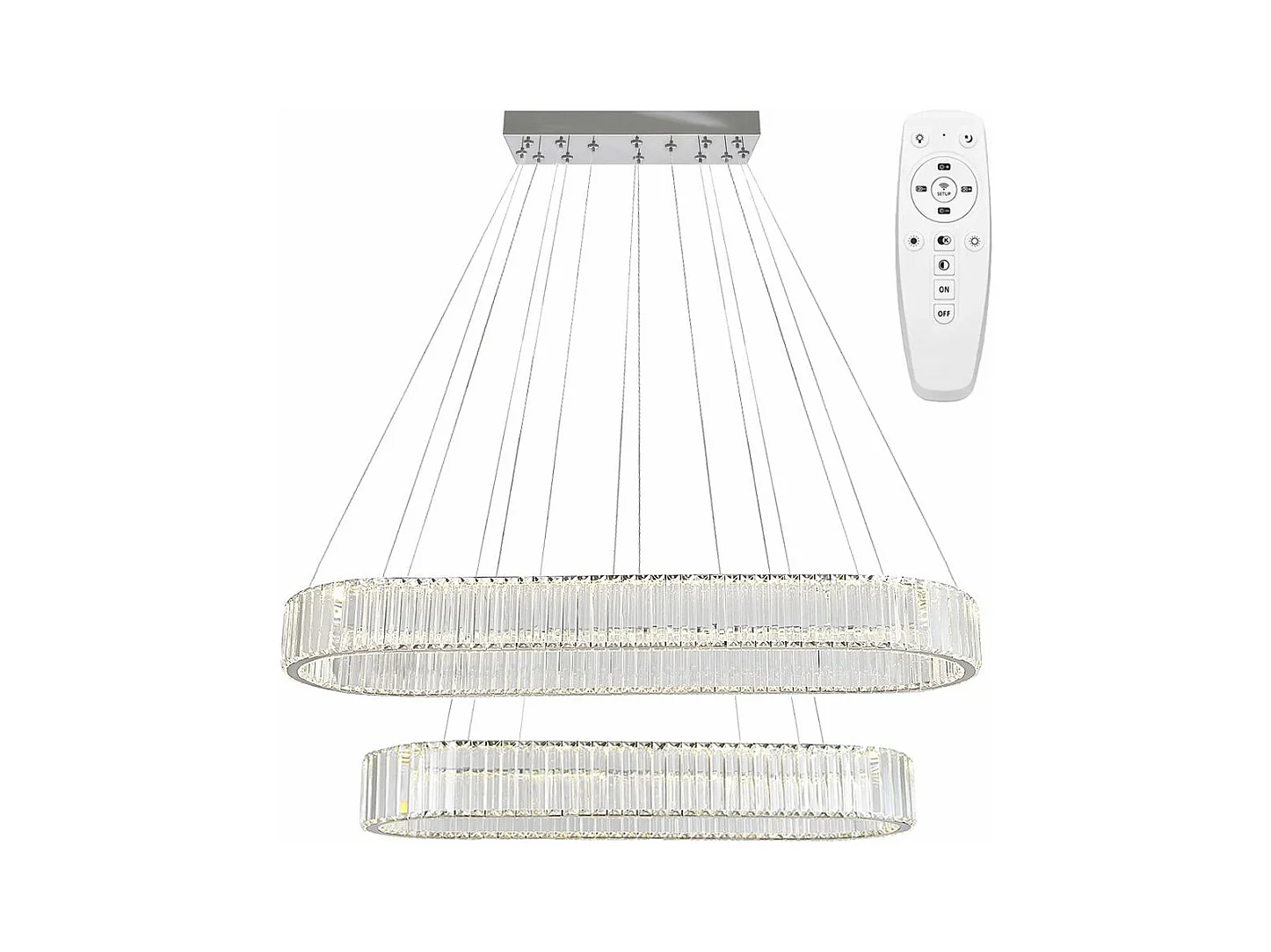 Lampe Suspendue Toolight Led App1546-Cp2 Chrome