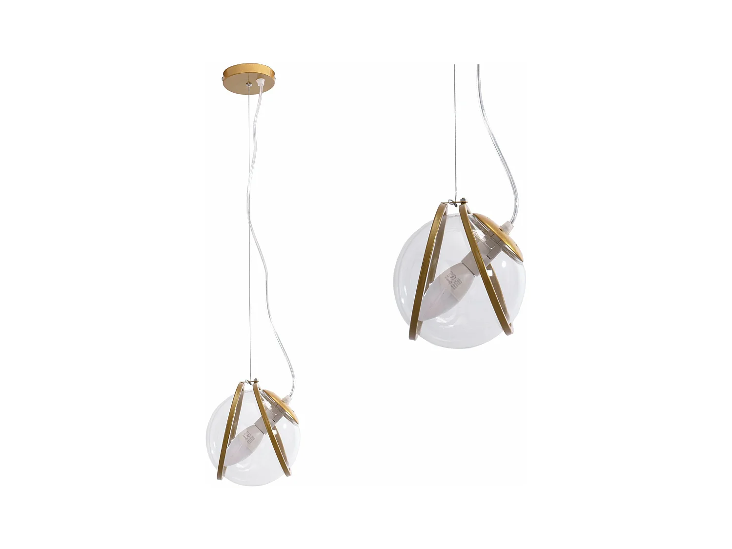 Lampe Suspendue Toolight App1089-1Cp Gold