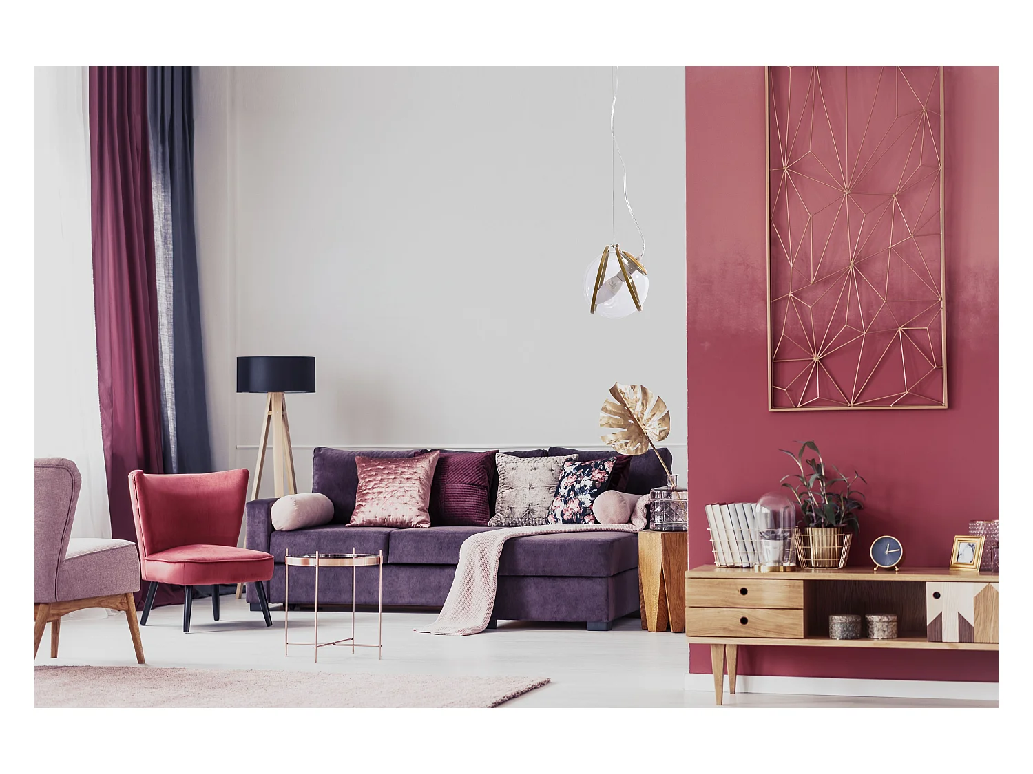 Lampe Suspendue Toolight App1089-1Cp Gold