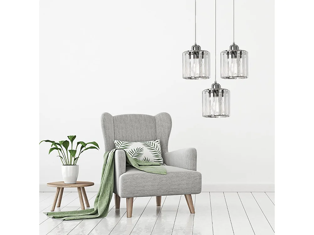 Lampe Suspendue Toolight App510-3Cpr Chrome