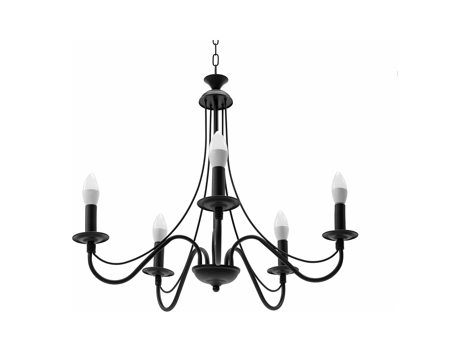 Lampe Suspendue Toolight App647-5Cp Black