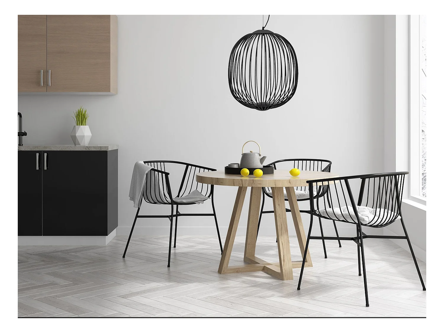 Lampe Suspendue Toolight App967-1Cp Black