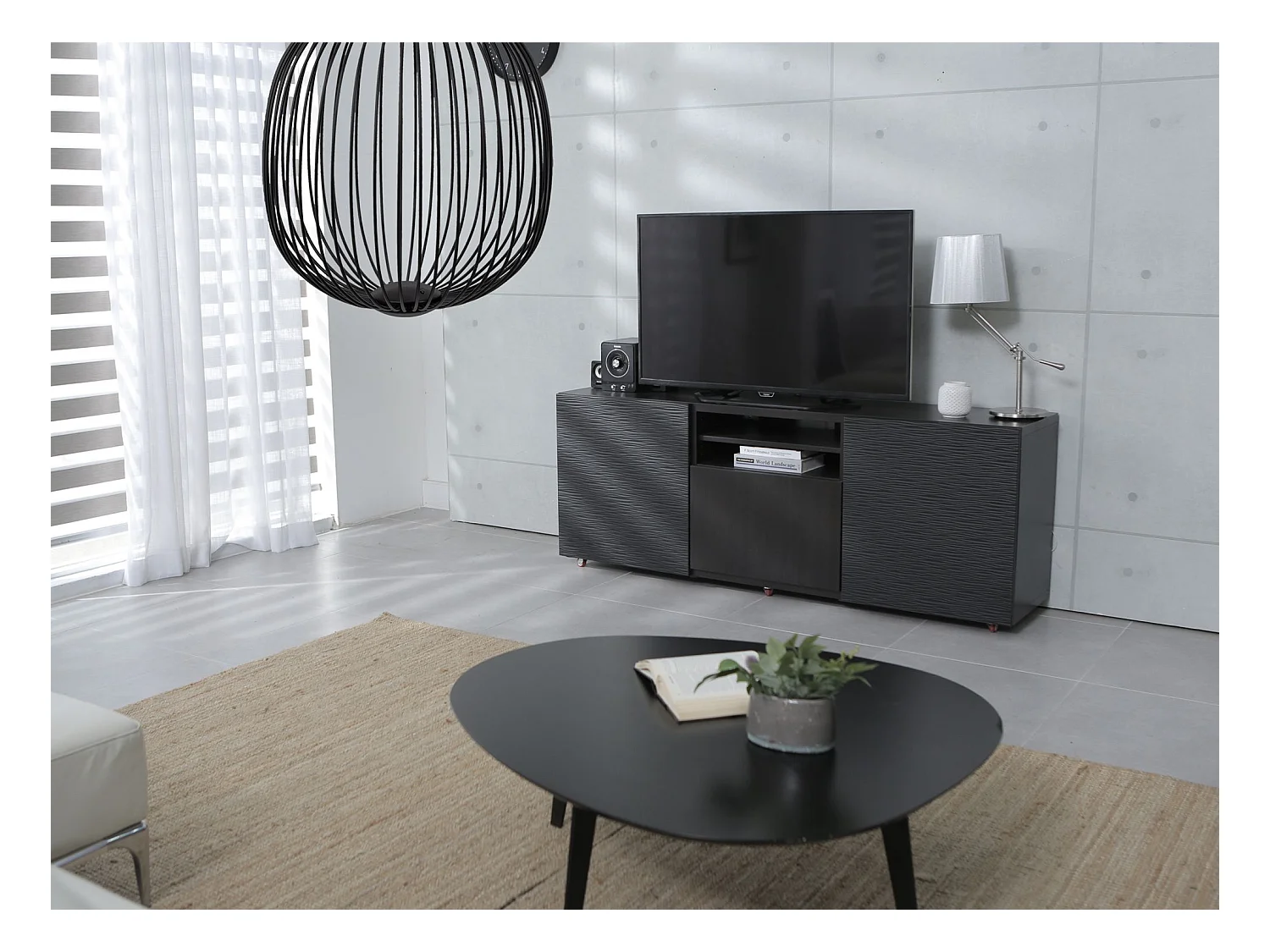 Lampe Suspendue Toolight App967-1Cp Black