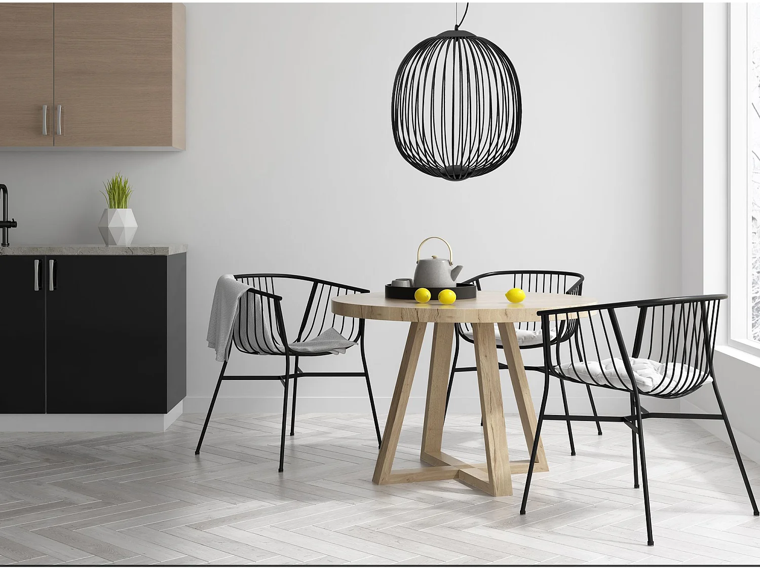 Lampe Suspendue Toolight App967-1Cp Black