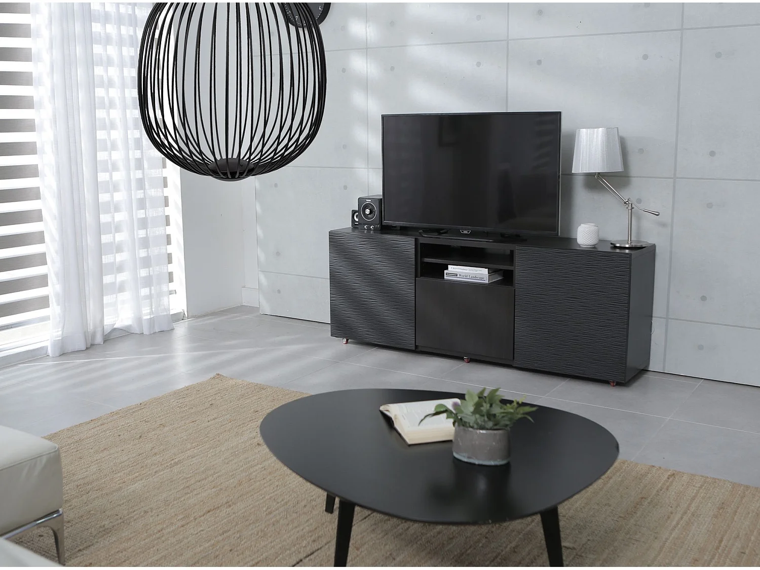 Lampe Suspendue Toolight App967-1Cp Black