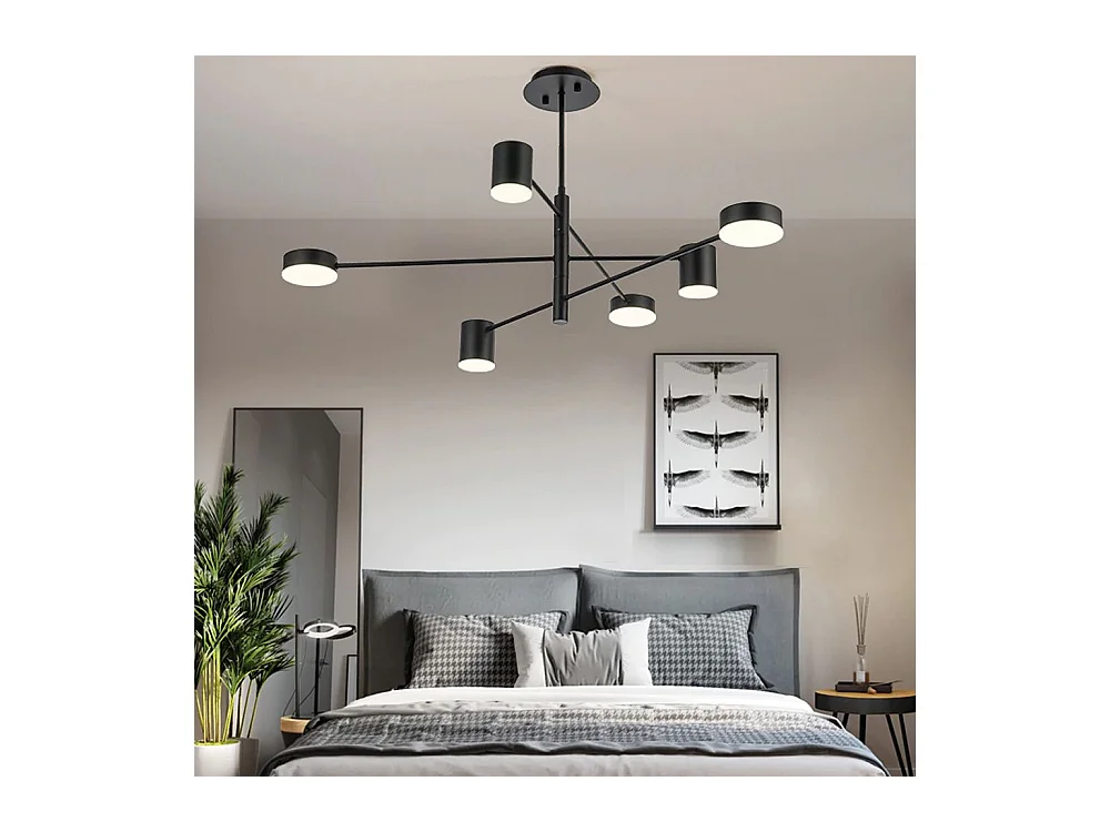 Lampe Suspendue Toolight App597-6C Black