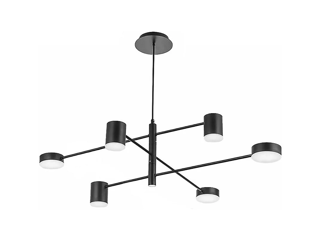 Hanglamp Toolight App597-6C Black