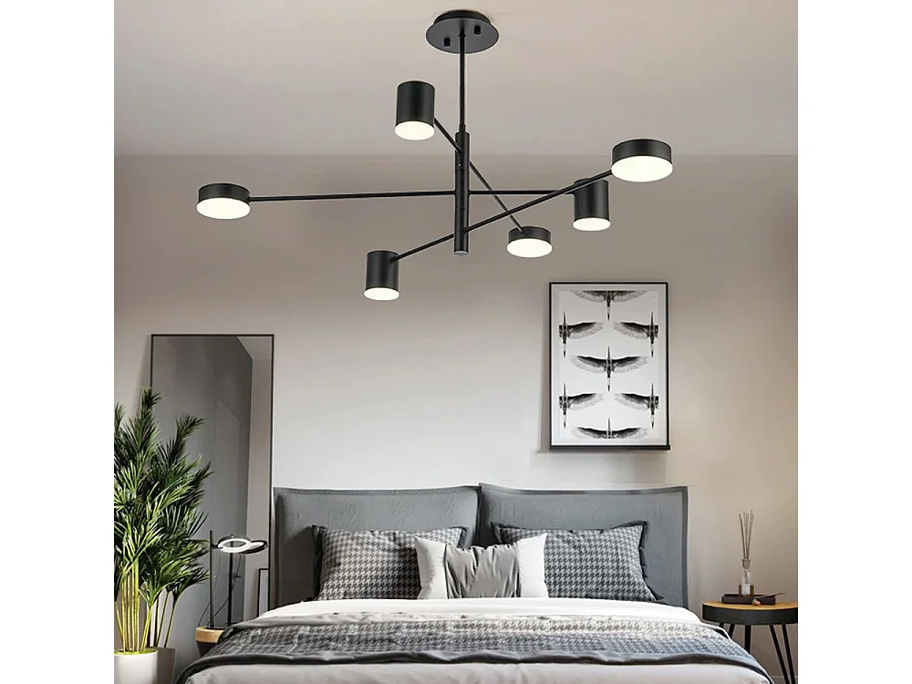 Hanglamp Toolight App597-6C Black