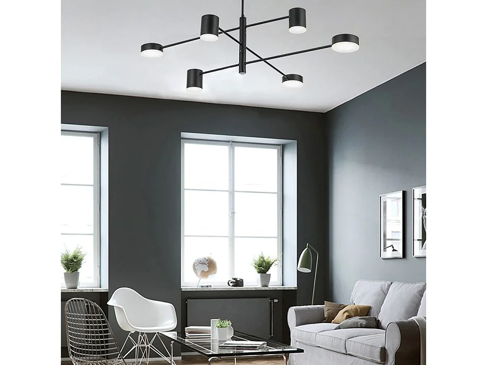 Hanglamp Toolight App597-6C Black