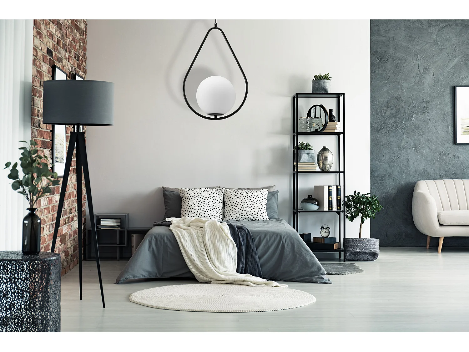 Lampe Suspendue Toolight App938-1Cp Black