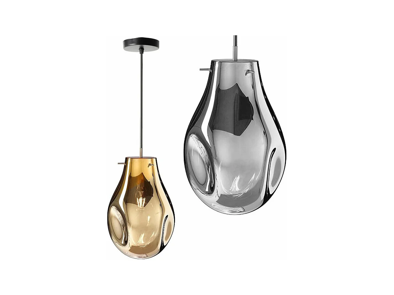 Lampe Suspendue Toolight App328-1Cp Amber Grey