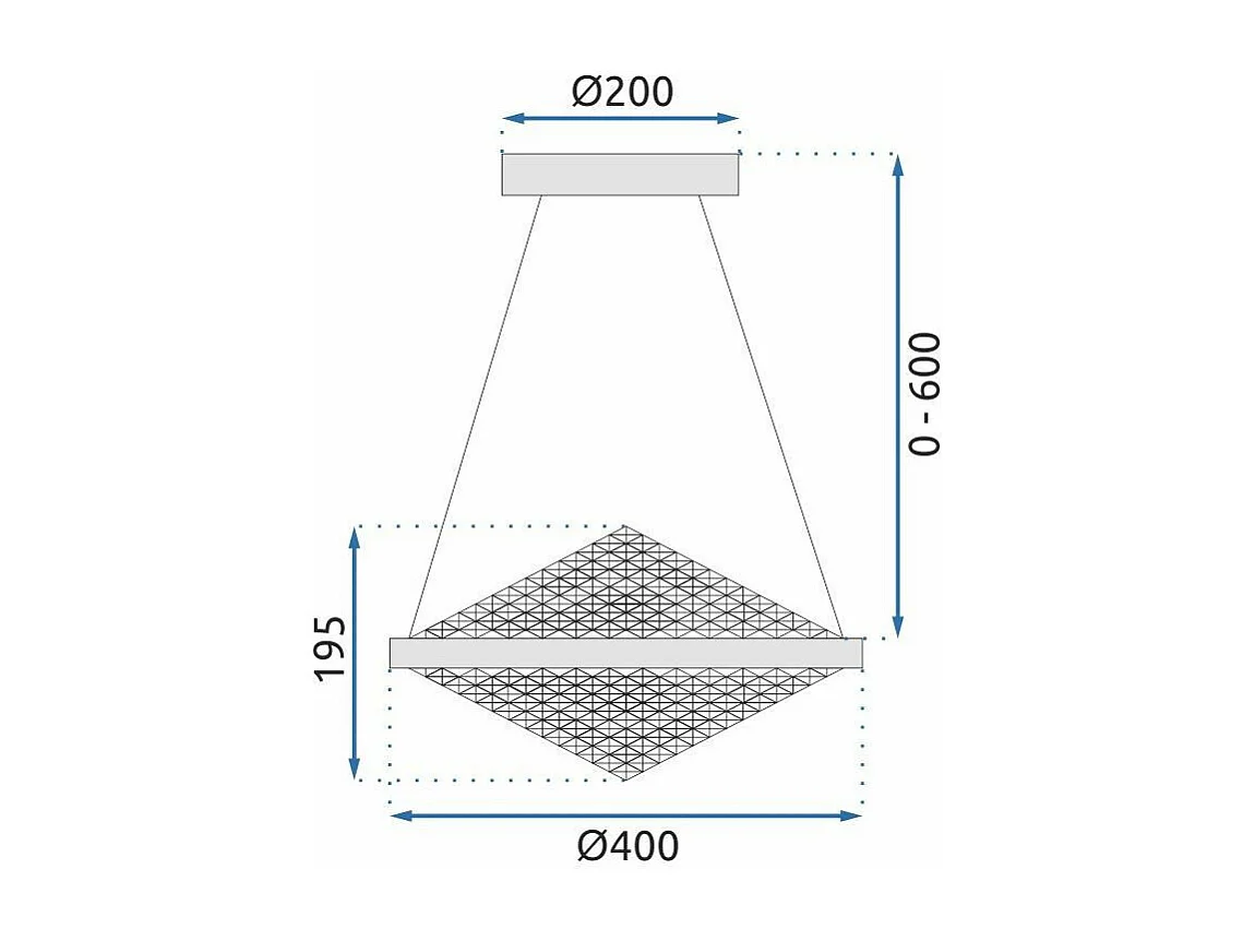 Lampe Suspendue Toolight App774-1Cp Light Grey