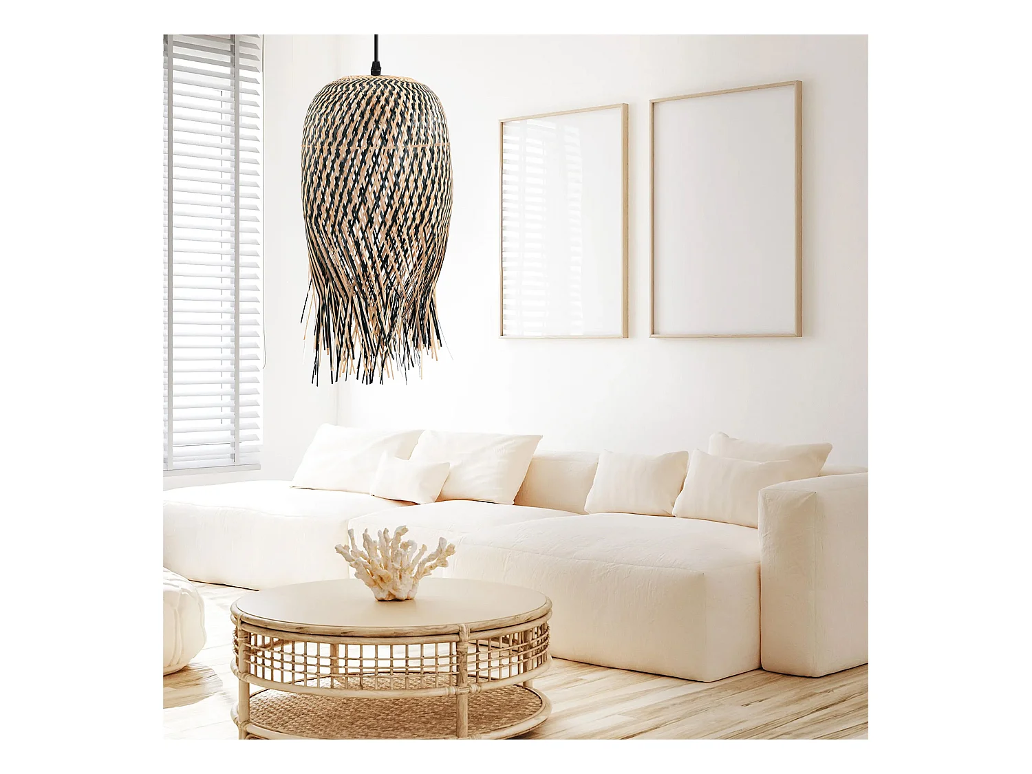 Lampe Suspendue Toolight App1327-1Cp Beige