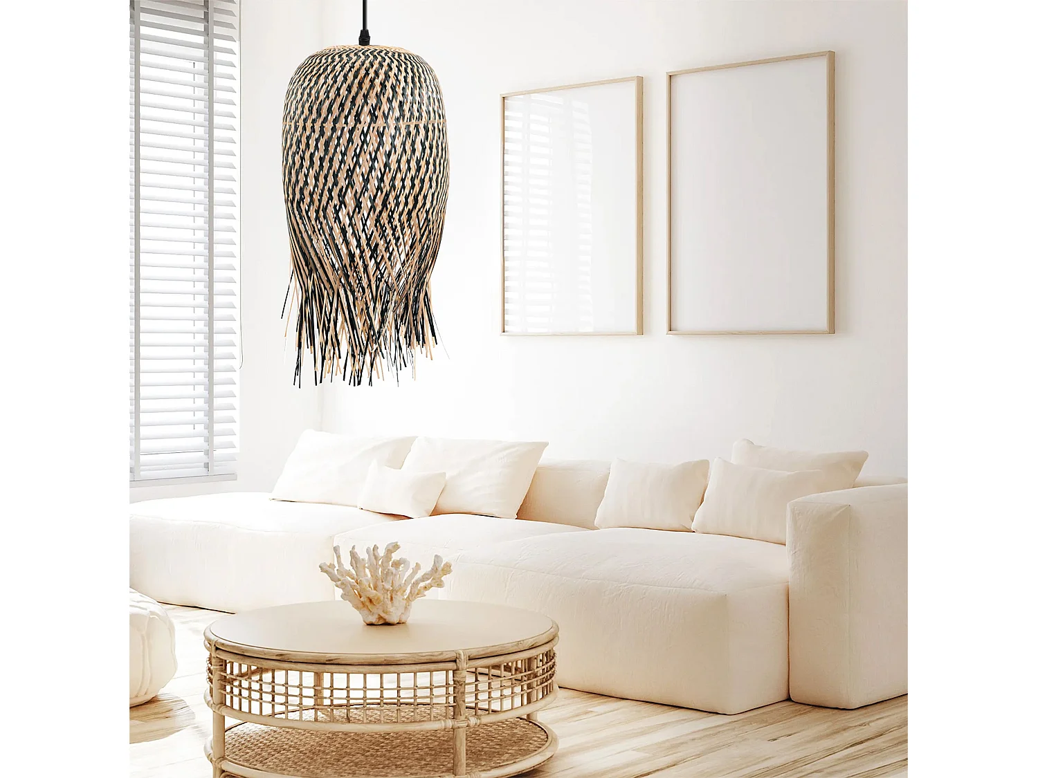 Candeeiro Suspenso Toolight App1327-1Cp Beige