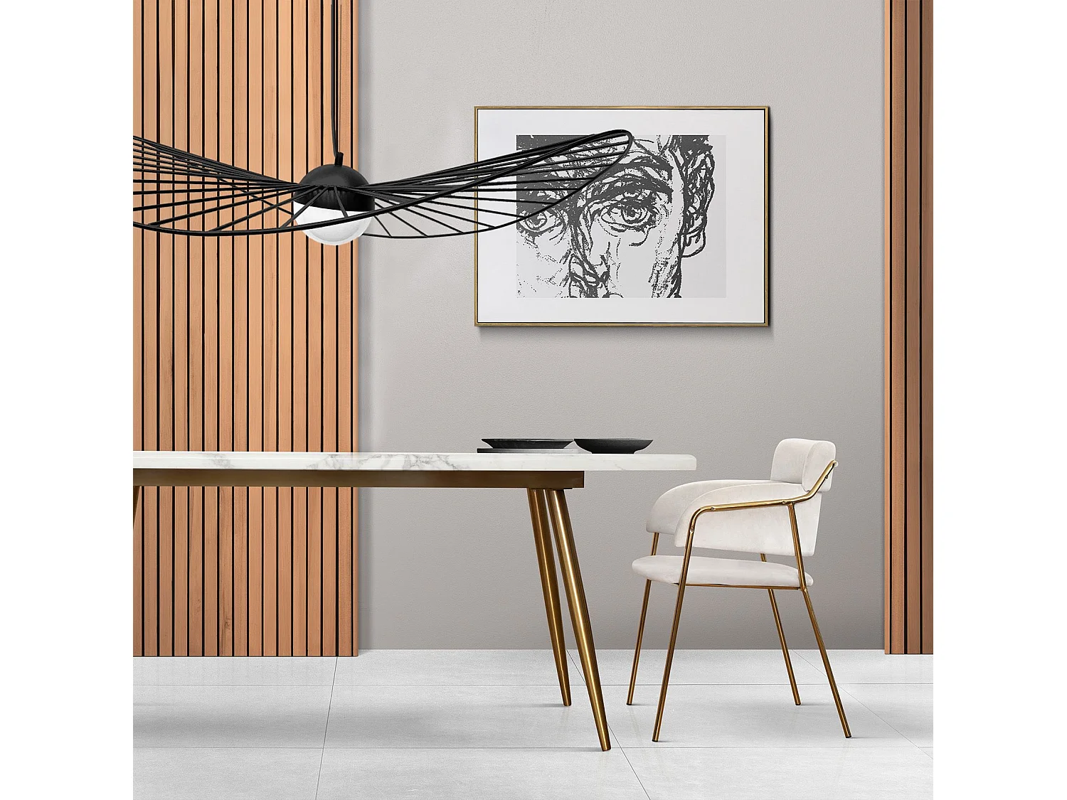 Lampe Suspendue Toolight Led App652-1Cp 80Cm Black