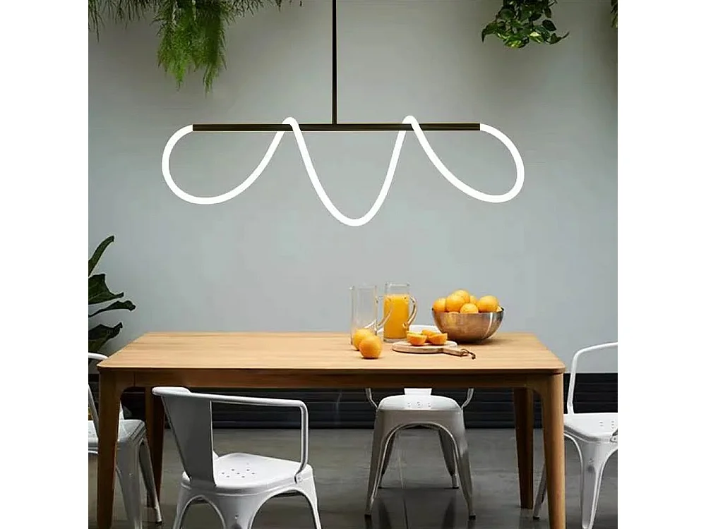 Hänglampa Toolight Led App856 Svart 97X97X26Cm