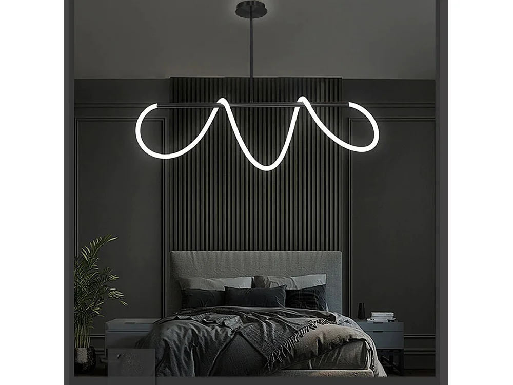 Hänglampa Toolight Led App856 Svart 97X97X26Cm