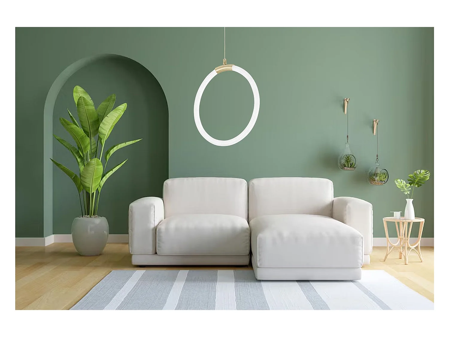 Lampe Suspendue Toolight Led G020-Cp Gold