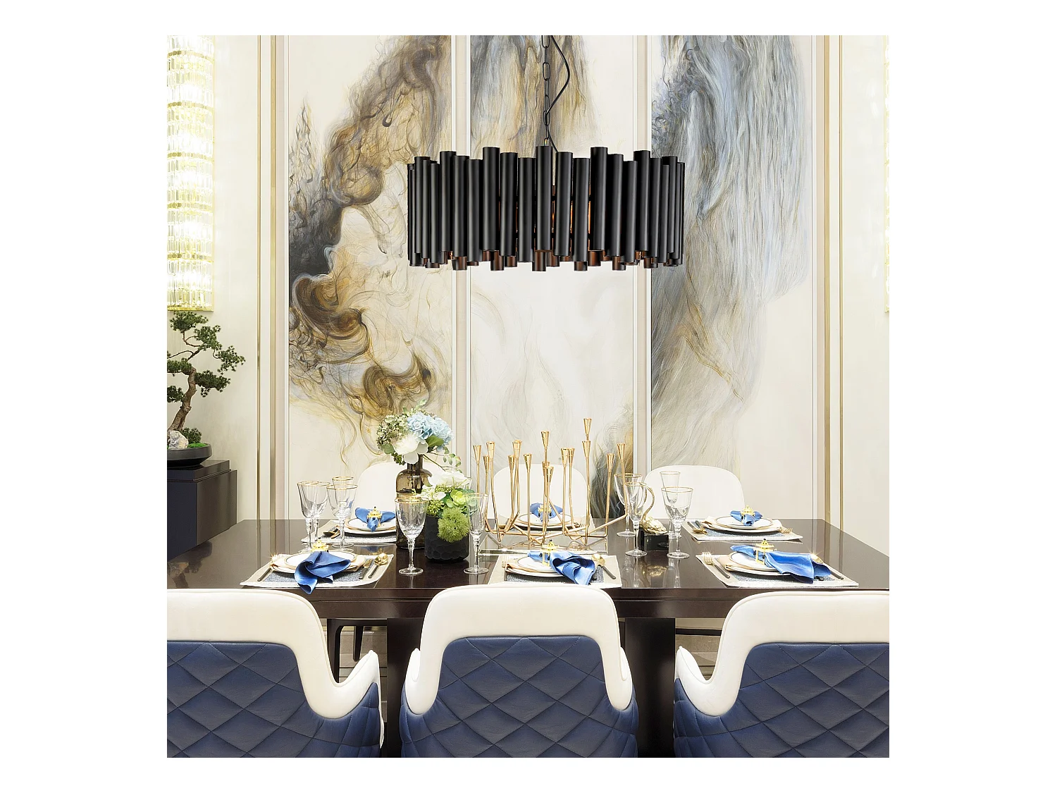 Lampe Suspendue Toolight App1306-C Black