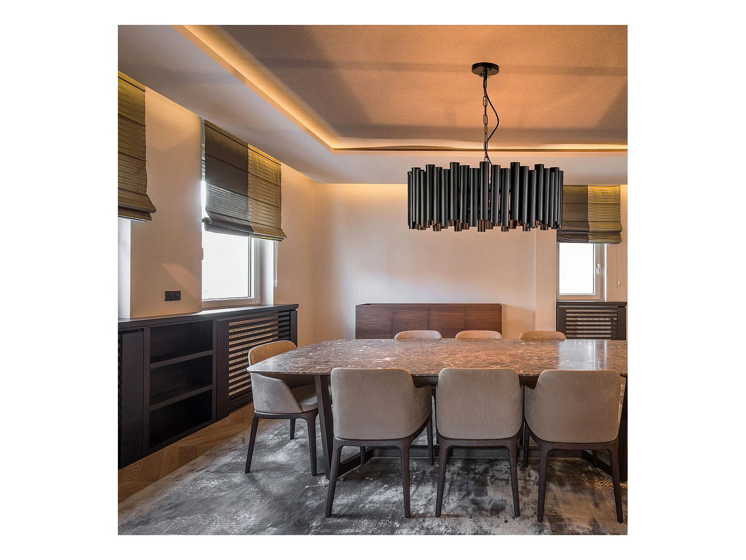 Lampe Suspendue Toolight App1306-C Black