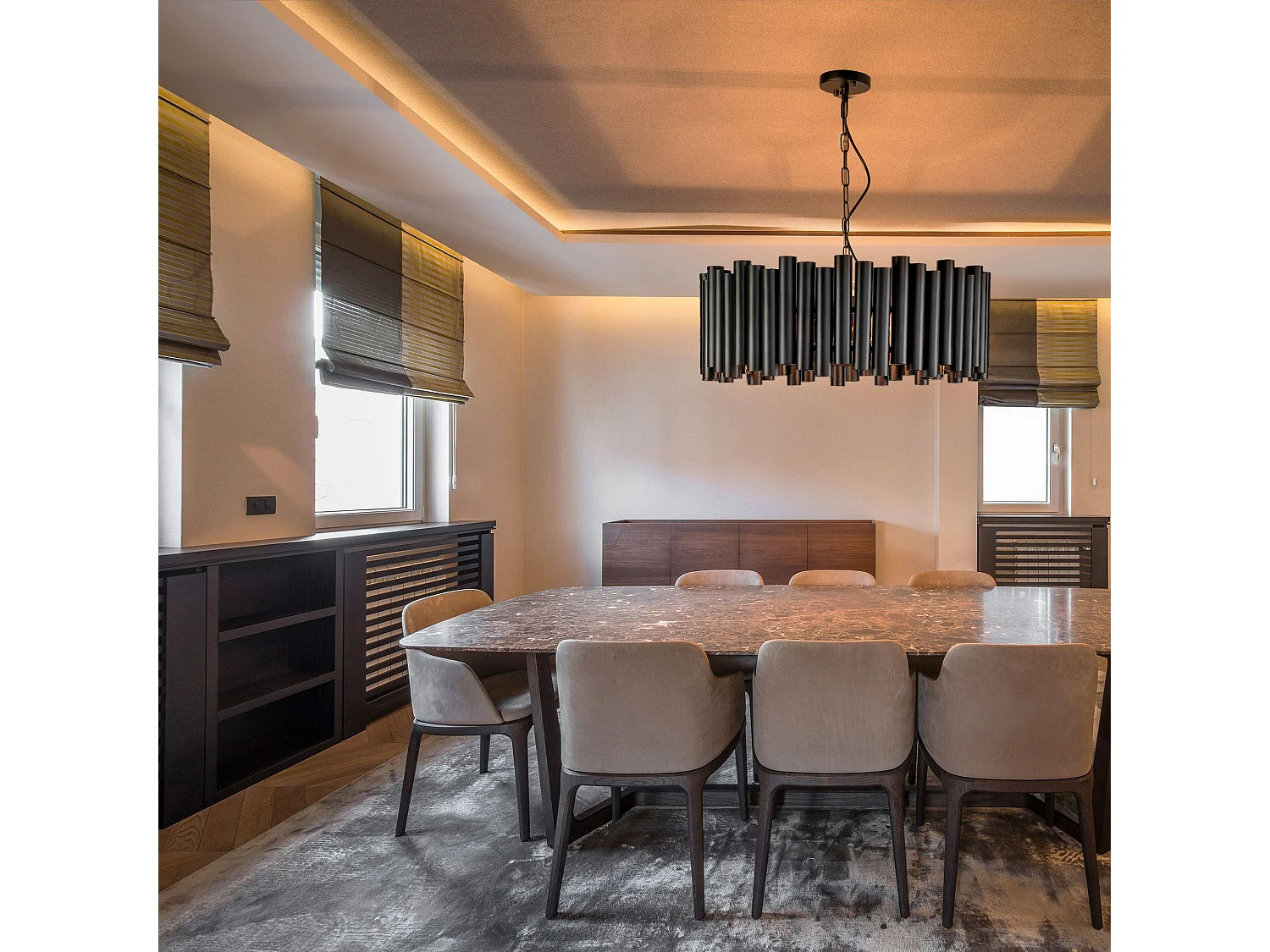 Hängelampe Toolight App1306-C Black