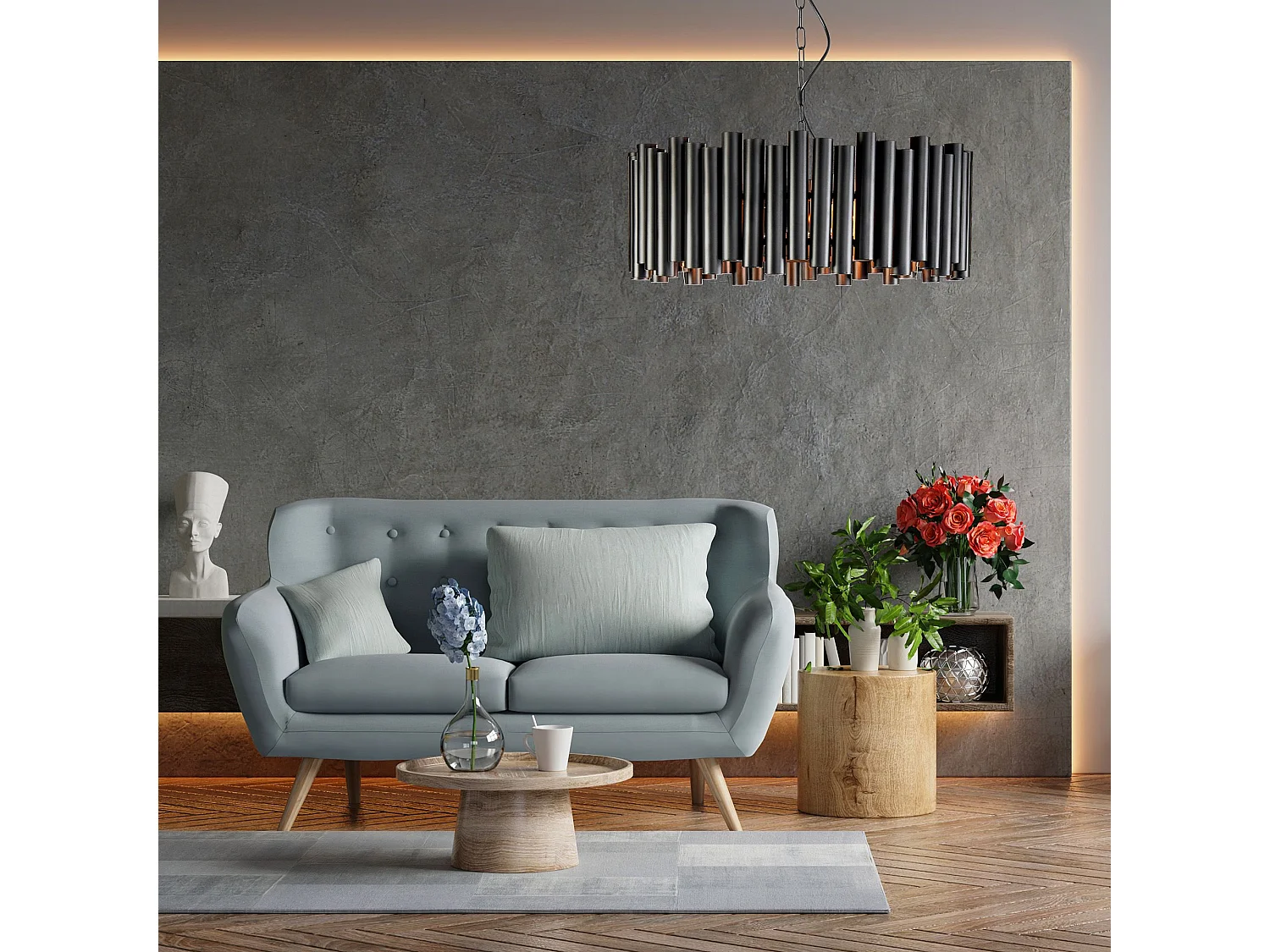 Toolight pendant ceiling lamp APP1306-C Black